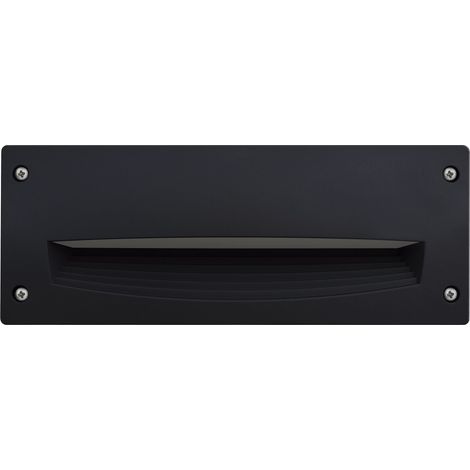 Empotrable pared DEVON Asymmetric Rectangle M IP66 GX53 LED T2 2x3.20W 405lm/410lm/410lm CRI80 3000K/4000K/6500K Negro (1/2)