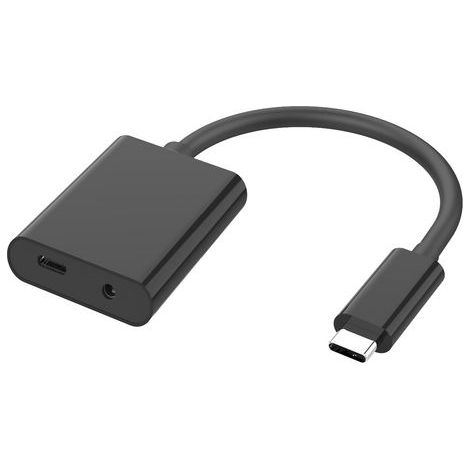 MicroConnect USB-C Stecker – Miniklinken-Audio & USB-C