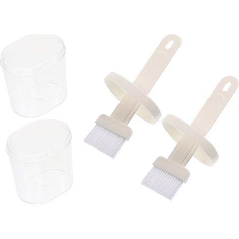 Set di attrezzi per barbecue - 10 spazzole per barbecue, ideali per campeggio e cucina interna. (1/2)