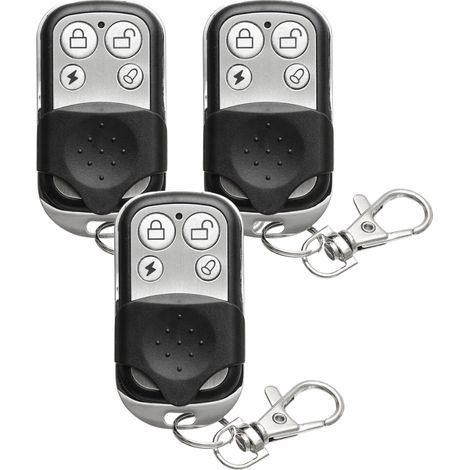 Daewoo Security - Pack de 3 télécommandes WRC305 - Petite & pratique, vous permet d'armer, désarmer et passer en mode maison, votre système - Compatible Touch, Touch XL & Vigilia (1/4)