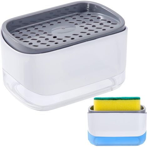 Waschmittelpumpe mit Schwammhalter, 2-in-1 wiederaufladbare Waschmittelpumpe – AquaForge (1/5)