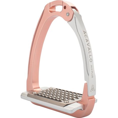 ACAVALLO Staffe Arena Aluplus 2.0 ROSA ALLUMINIO APERTURA LATERALE (1/3)