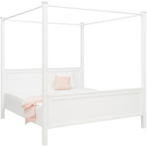 Mömax Himmelbett Marilou Weiß ca. 180x200cm (1/5)