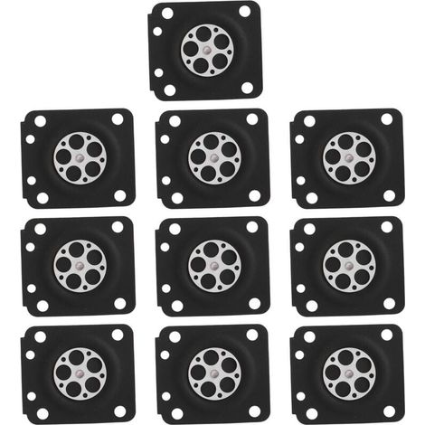 Juego de 10 juntas de diafragma para carburador de motosierra, accesorios prácticos para motosierra ZAMA MS210 MS230 MS2500 (1/4)
