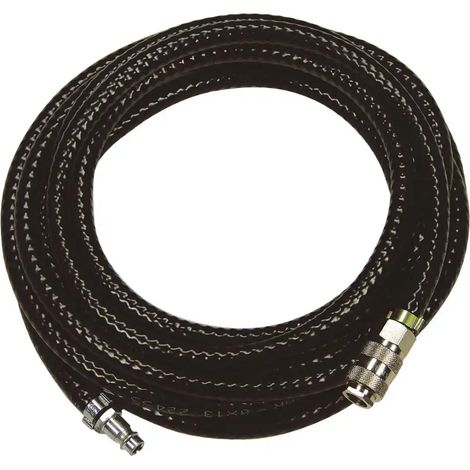 Stanley Tubo Per Aria Compressa In Gomma 6x11mm Con Attacchi Rapidi Universali Da 1/4 10 Metri