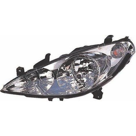 Phare avant gauche H1/H7 Peugeot 307 phase 1 2001-2005