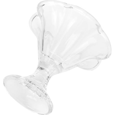 à glace créative en verre 220 ml avec une base stable Style