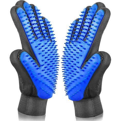 Haustier-Pflegehandschuh, Massage und Bad, Anti-Floh, Gummi