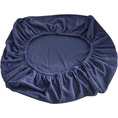 Housse de coussin pour fauteuil et canapé, bleue, housse de protection rembourrée, textile doux, décoration de salon (1/5)