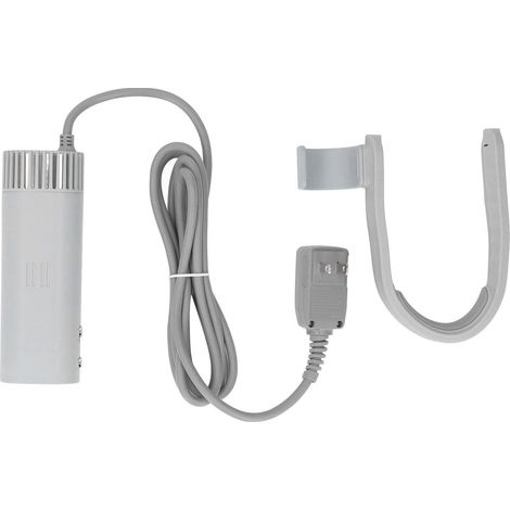 Secador de pelo para perros, silencioso, portátil, con control inteligente de temperatura, para el aseo en casa, color gris, enchufe estadounidense, 125 V. (1/5)