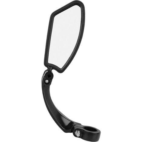 Rétroviseur de vélo grand angle en acier inoxydable – Fixation sur guidon – Accessoire réglable pour vélo et moto (Côté gauche) (1/5)