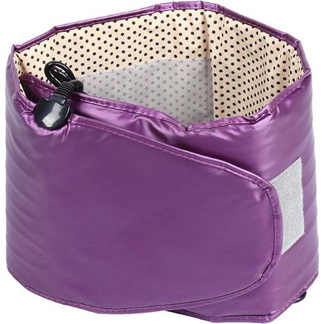 Ceinture amincissante détoxifiante chauffante infrarouge lointain à 360 degrés, prise américaine 100 V (violette) (1/5)