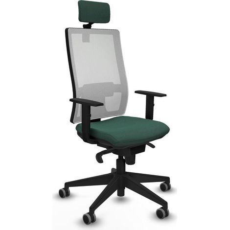 Piqueras et Crespo 1D066G2 Chaise de bureau verte ergonomique (1/3)