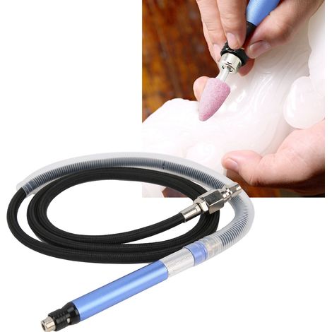 Stylo de meulage pneumatique haute vitesse KP-602, machine de meulage de moules pneumatique, machine de polissage pneumatique, stylo de meulage pour la sculpture du jade, machine à tailler et graver l (1/5)
