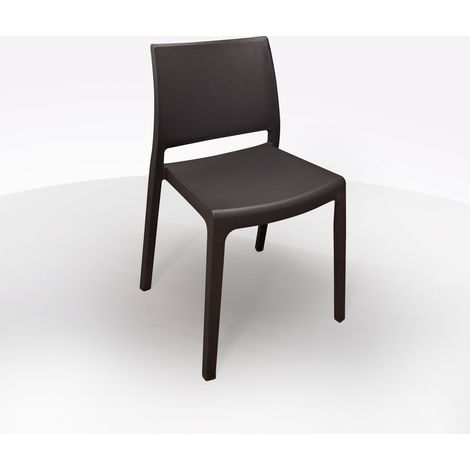 SEDIA MOD. SUMMER IN POLIPROPILENE ANTRACITE (1/4)