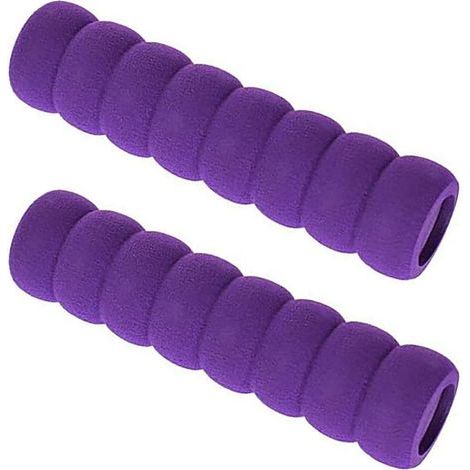 Door handle covers, soft foam handle covers (set of 2) (purple) (1/4)