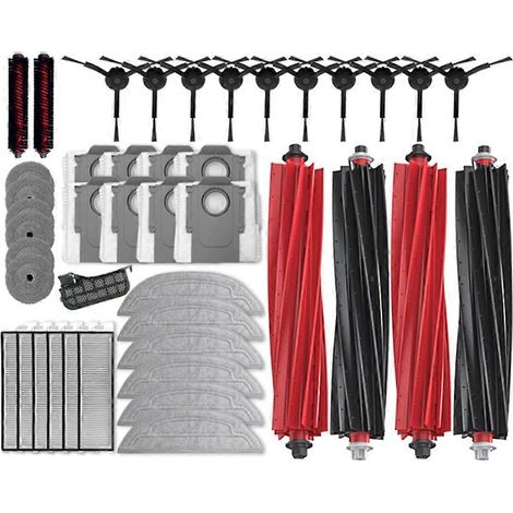 Accessoires Kit pour S8 Max V Ultra G20s Robot Aspirateur Replaceable Serpillière C h Bags Main Side B (1/5)