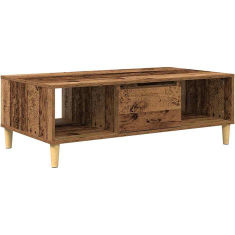 Maison Exclusive - Table basse Bois ancien 102 x 55 x 35 cm Bois d'ingénierie