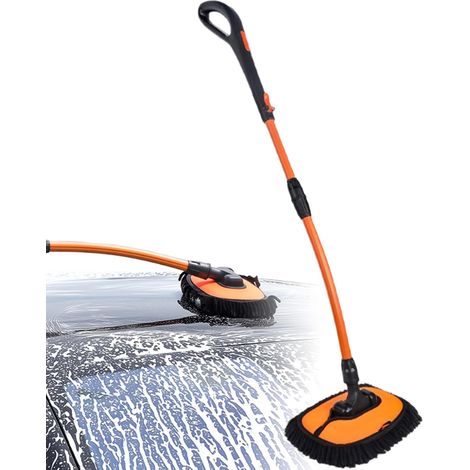 Serpillière pour Voiture  Brosse de Nettoyage et de Soin pour Voiture - Manche Long Extensible sans Rayures pour Véhicules (1/5)