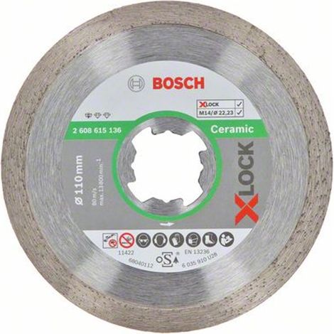 Ceramic Trennscheibe, 110 x 7,5 mm, Bohrung X-Lock