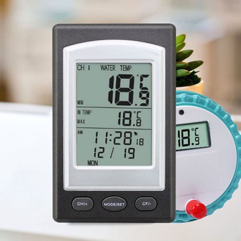 Thermomètre flottant sans fil pour piscines et spas bouée thermomètre sans fil pour piscines et spas (1/5)