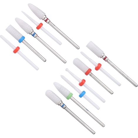 12-teiliges Set Keramik-Fräser-Bohrer für elektrische Schleifmaschinen (1/5)