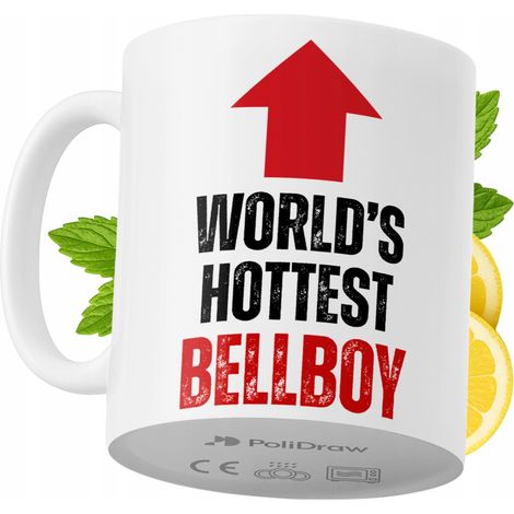 Lustiger Kaffee- oder Teebecher mit witzigem Textdesign für Hotelpagen – ideal für Geburtstage, Namenstage, Feiertage und besondere Anlässe. Hochwertiger Becher für Zuhause, Büro und Arbeit. Farbe: We (1/5)