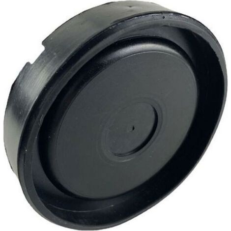 Coussinet de cric de voiture - Protection carrosserie Résistant usure et chaleur - Changement de pneus - Noir 12.5 cm (1/4)