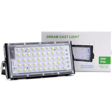 Projecteur LED RGB Extérieur 50W Étanche IP66 Ultra Lumineux pour Jardin Galerie Église Fête Mariage Éclairage Scénique- (1/3)