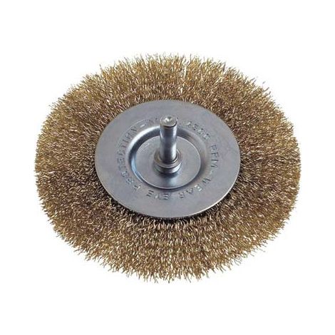 SPAZZOLA ACCIAIO CIRCOLARE + GAMBO PG - 468.50 MM 40 G.MM 6X25- 5 pezzi