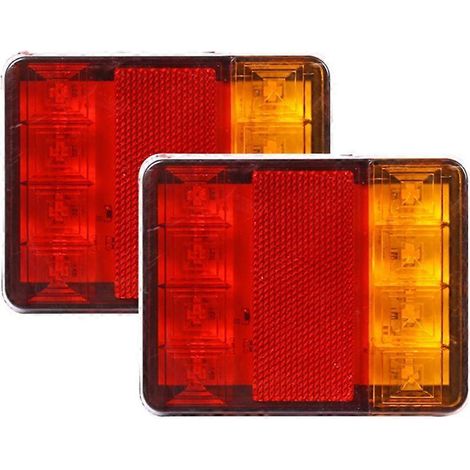 Feu arrière pour camping-car, antichoc, 12 V, clignotant, feu stop (1/5)