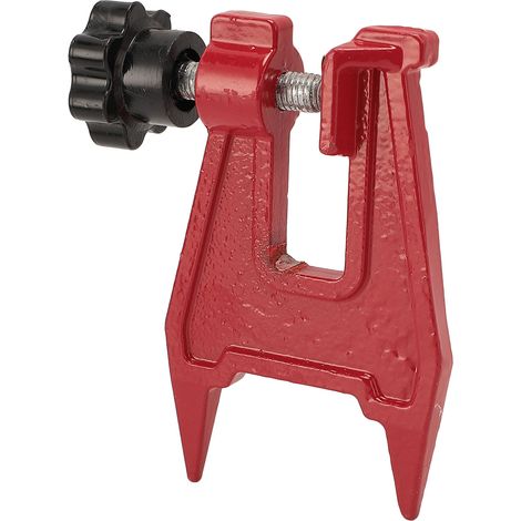 Étau à bûche pour affûtage scie à chaîne en alliage d'aluminium 12,5x5,5 cm 408 g kit avec accessoire (1/5)