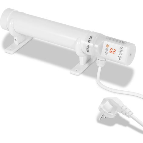 Randaco Elektrische Gewächshausheizung 60 W mit Timer, Rohrheizung 340 mm (1/5)