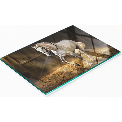 Molde para tablero decorativo multifuncional de vidrio templado en una base estable de 80x52 cm. (1/5)