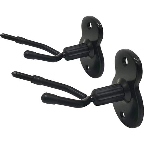 Support Violon Mural 2 Pack Avec Crochet Archets - Support Étagère Avec Protection Caoutchouc Pour Violonistes (1/5)