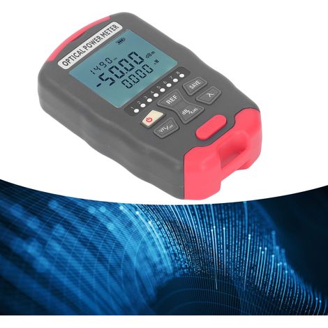 Mini wattmètre optique 3 en 1, unité intégrée à lumière rouge, testeur de câbles réseau à lampe LED, wattmètre à fibre optique 10KMAUA-D70 (1/5)