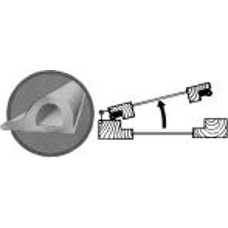 Hohlprofil Tesamoll APTK Typ 5390 weiß Breite 9mm Stärke 5,5mm, Rolle 6m