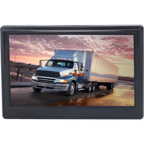 Caméra de recul 5 pouces avec moniteur haute définition et système de vision arrière grand angle 170° pour camping-car et caravane (objectif rond) (1/5)