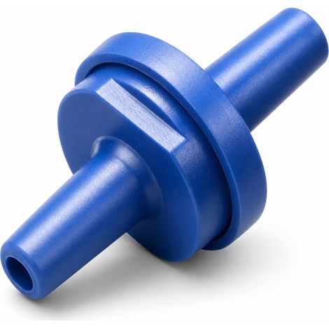 Clapet anti-retour bleu pour tuyau de pompe à oxygène aquarium (1/5)