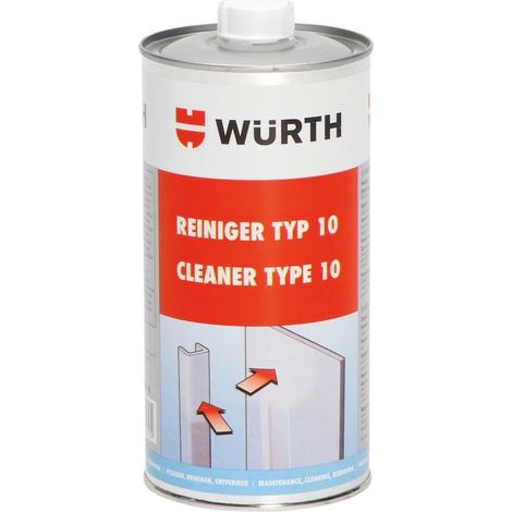 Nettoyant Plastique PVC 10-PVC-1LTR - Wurth