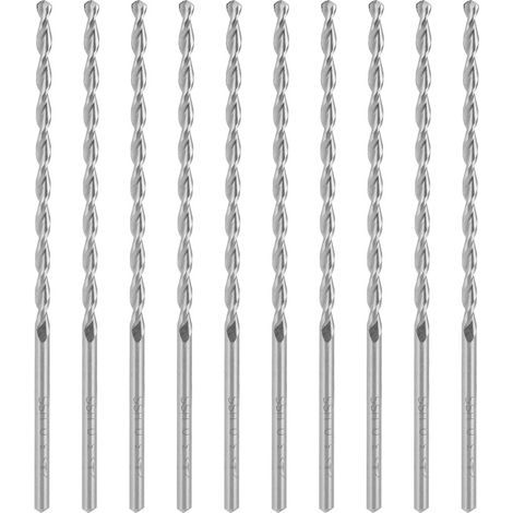 10 Stück parabolische HSS-Bohrer, gerader Schaft 3x100mm, hohe Härte für effizientes Bohren (1/5)