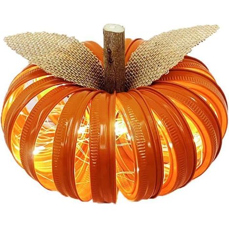 Lanterne citrouille d'Halloween Décoration d'automne Thanksgiving Citrouille lumineuse Décorations d'Halloween Citrouille d (1/5)