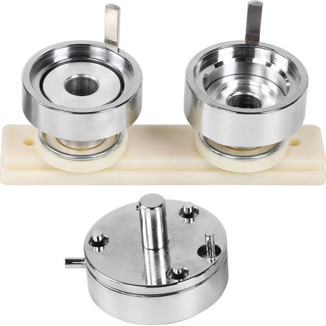Acouto Aluminium Moule de Bouton en Aluminium 32 Mm Interchangeable - Moule de Badge Durable pour Diamètre Rond de 32 Mm, Portable et adapté aux Propriétaires de Machines à (1/5)