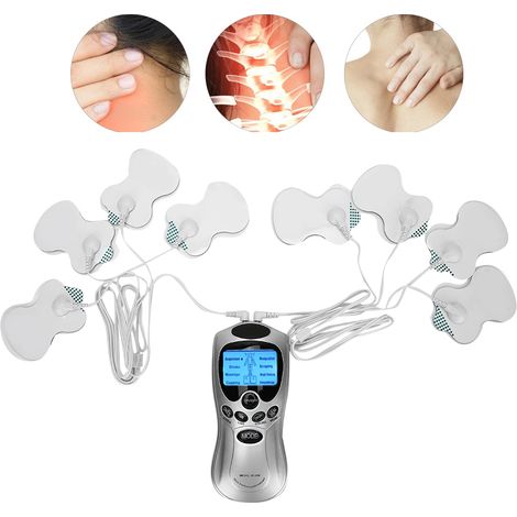 Appareil de massage électrique à impulsions numériques pour soulager la douleur, stimulateur musculaire et électrodes. (1/5)