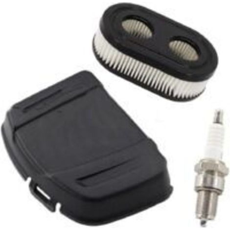 Couvercle de filtre à air avec filtre à air (2 types de couvercles pour ce modèle, il a 2 clips) pour tondeuse Briggs & Stratton 650EXI 675EXI 675IS Remplace 594575, 798452 (1/5)