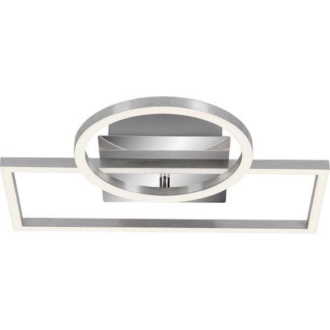 LED Deckenleuchte dimmbar Memoryfunktion drehbar Metall chrom-alu 19,6W Briloner