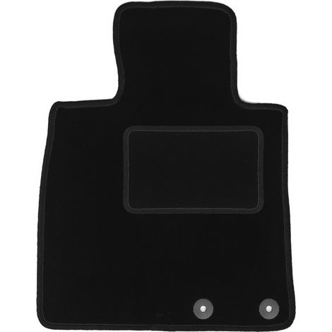Alfombrilla de conductor negra para: Nissan Note II hatchback (2012-)