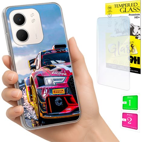Schutzhülle für Oppo A5X: Fotohülle mit Rückseite und 9H-Glas (1/5)