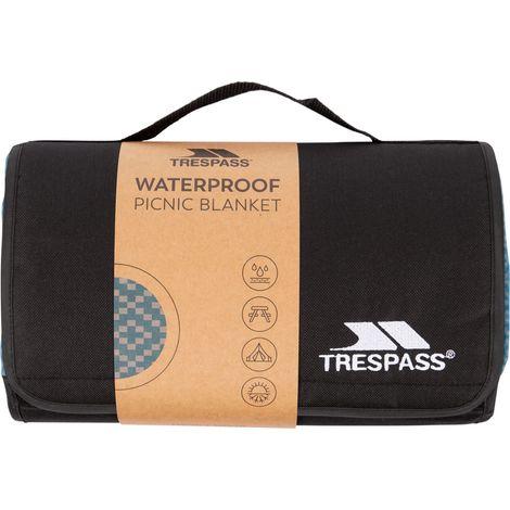 TRESPASS COUVRE-LIT PLIÉ, MOTIF BLEU SARCELLE, TAILLE UNIQUE UUACMID10043
