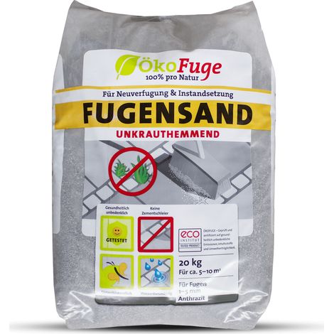 ÖkoFuge Fugensand Anthrazit 20kg (1/4)